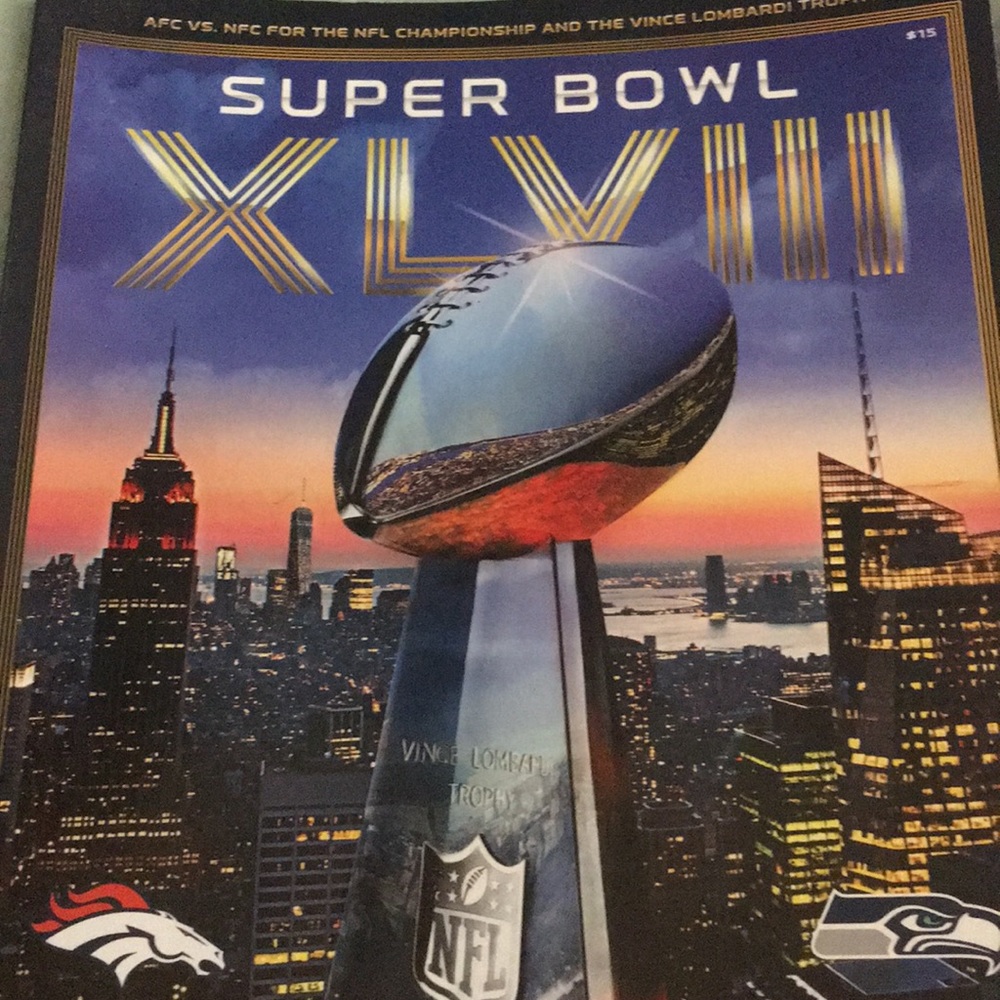 Super Bowl XLVIII NY/NJ 2/2/14 collectib program